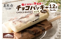 【ふるさと納税】【シャトレーゼ】チョコバッキーバニラ＆チョコ詰合せ12本入