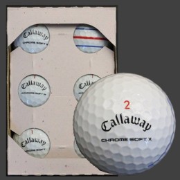【ふるさと納税】ロストボール　6個×2　【キャロウェイ　ＣＨＲＯＭＥ　ＳＯＦＴ 白】他メーカーあり　ゴルフ ゴルフボール ボール洗浄