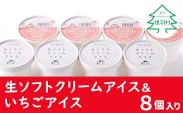 【ふるさと納税】【5月発送】注文殺到！人気NO.1 生ソフトクリームアイス＆いちごアイス 8個セット アイスクリーム 5000円