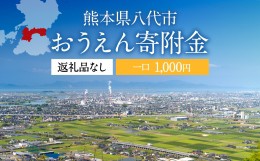 【ふるさと納税】八代市 への寄付（返礼品はありません）応援 寄付 1,000円