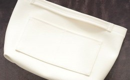 【ふるさと納税】No.208-01 上質な日本製バッグインバッグ「ansac」（ホワイト） ／ 雑貨 日用品 鞄 千葉県