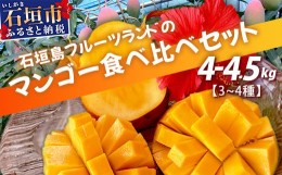 【ふるさと納税】【先行予約】産地直送！石垣島産 マンゴー 食べ比べセット4〜4.5kg (３〜４種)  (2024年6月中旬〜8月下旬発送) IF-8