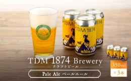 【ふるさと納税】TDM 1874 Brewery クラフトビール Pale Ale ペールエール (350ml×3本)【お酒・地ビール・酒】