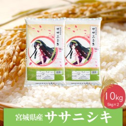 【ふるさと納税】(06428)《精米》令和5年産 宮城県産ササニシキ10kg