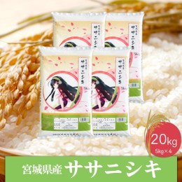 【ふるさと納税】(06429)《精米》令和5年産 宮城県産ササニシキ20kg