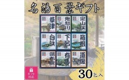 【ふるさと納税】【ギフト包装対応】名湯百景　入浴剤　30包入