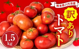 【ふるさと納税】【順次発送】 【訳あり】 八代市産 規格外トマト 1.5kg 熊本県 トマト 野菜