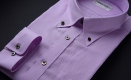 【ふるさと納税】【生地：ロイヤルオックス】オーダーワイシャツ-「オリジナルネーム入り」川西町産貝ボタン使用-