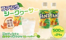 【ふるさと納税】【沖縄限定販売！】ファンタ　シークワーサー　500ml×24本