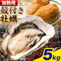 【ふるさと納税】【令和6年度出荷 先行予約】殻付き牡蠣 ( 加熱用 ) 5kg まからずやストアー《2025年1月下旬-3月中旬頃発送予定(土日祝除