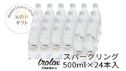 【ふるさと納税】B2-5034／【父の日ギフト】トロロックス スパークリング（500ml×24本）