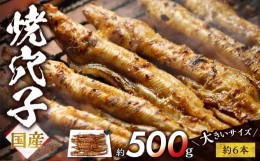 【ふるさと納税】焼穴子　約500g（国産・大きいサイズ約6本）