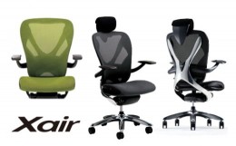 【ふるさと納税】747-1_Inaba OfficeChair 「Xair（エクセア）」（オーガニックグリーン） | チェア 椅子 リクライニング イナバ オフィ