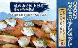 【ふるさと納税】竹中水産の匠の一夜干し10枚セット! ＜C22-226＞【1054228】