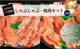 【ふるさと納税】山形県産戸澤豚　しゃぶしゃぶ・焼肉セット　2.5kg　…冷凍…