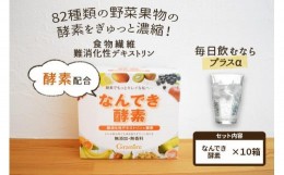 【ふるさと納税】【 食物繊維/難消化性デキストリン】なんでき酵素【6ｇ×30包×10箱セット】