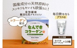 【ふるさと納税】【食物繊維/難消化性デキストリン 】なんできコラーゲンα【6ｇ×30包×10箱セット】