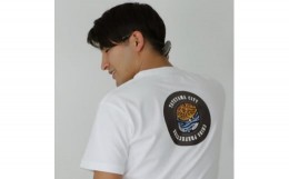 【ふるさと納税】バックプリント 館山市 マンホールTシャツ 白 Sサイズ【1489877】