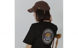 【ふるさと納税】バックプリント 館山市 マンホールTシャツ 黒 XLサイズ【1489891】