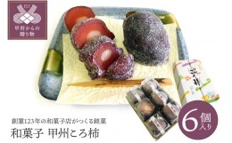 【ふるさと納税】【人気スイーツ（和菓子）】甲州ころ柿（6個入）