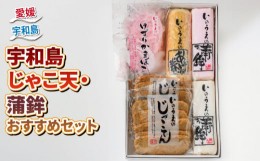 【ふるさと納税】宇和島 じゃこ天 蒲鉾 おすすめ セット 井上蒲鉾本舗 手押しじゃこ天 蒲鉾小板 じゃこ 揚巻 小魚 すり身 練り物 冷蔵 惣