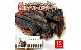 【ふるさと納税】843　素材の味をまるごと堪能「ホタルイカ姿干し」10g×12パックセット