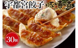 【ふるさと納税】宇都宮餃子とんきっき 箱入り 肉餃子 30個1箱