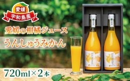 【ふるさと納税】予約受付 愛媛 の 柑橘 ジュース 720ml 2本 セット 壱果樹園 みかん 温州みかん ストレートジュース 100% 果汁 飲料 オ