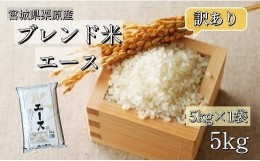 【ふるさと納税】【訳あり】ブレンド米 エース 5kg (5kg×1袋)