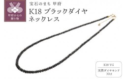 【ふるさと納税】30ct ブラックダイヤネックレスSG-0005