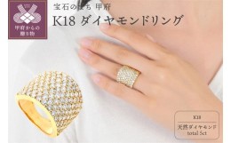 【ふるさと納税】【サイズ：16号】豪華 ダイア　5キャラット　K18リング　R3644DI-Y