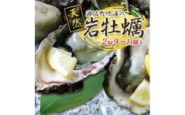 【ふるさと納税】617R06　遊佐町吹浦の天然岩牡蠣2kg（9〜11個入）