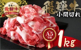 【ふるさと納税】[A5等級]飛騨牛小間切れ1kg(500×2パック) 小川ミート | 牛肉 肉 切落し 和牛 牛肉 肉 わけあり ワケアリ 不揃い 小分け