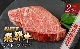 【ふるさと納税】A5等級 飛騨牛 シャトーブリアン ステーキ 150g×2枚 ヒレ ステーキ 5等級 a5 高級 和牛 国産牛 肉 牛肉 トキノ屋食品