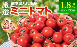 【ふるさと納税】厳選ミニトマト 1.8kg