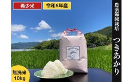 【ふるさと納税】こだわり希少米　つきあかり 10kg【新米・先行予約・無洗米・残留農薬不検出】 079-05 