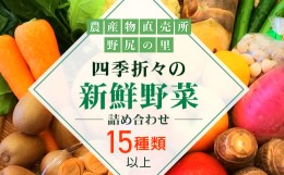 【ふるさと納税】四季折々の新鮮野菜詰め合わせ 旬をお届け! 【15種類以上】 ANAR008