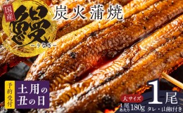 【ふるさと納税】【土用の丑の日】国産 うなぎ 大サイズ 180g×1尾 タレ 山椒付き 有頭 先行予約 数量限定 099H2332d