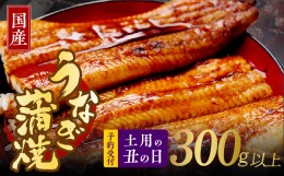 【ふるさと納税】【土用の丑の日】大サイズ 国産うなぎ 2尾 合計300g以上 先行予約 099H2640d