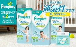 【ふるさと納税】パンパース 通気性プラス パンツ タイプ 2パックと おしりふき 2パック[ Pampers おむつ オムツ ]