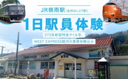 【ふるさと納税】【2024年6月22日(土)開催】JR根雨駅(金持おしどり駅)1日駅員体験 鳥取県日野町