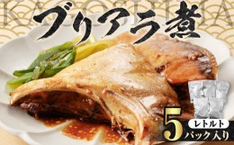 【ふるさと納税】【山実水産】ブリアラ煮（レトルト）5パック入り　K046-002