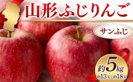 【ふるさと納税】《先行予約 2024年度発送》山形ふじりんご 約5kg サンふじ 約13玉〜約18玉 FSY-1231