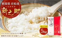 【ふるさと納税】【新米受付・令和6年産米】 岩船産新之助5kg 1013002N