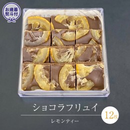 【ふるさと納税】【 お歳暮 熨斗 付】 ショコラフリュイ レモンティー 12枚 チョコレート チョコ スイーツ デザート 高級 ギフト 贈り物 