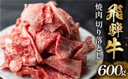 【ふるさと納税】飛騨牛 焼肉 切り落とし 600g 訳あり 15000円 [S767]