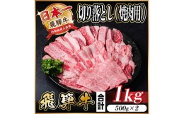 【ふるさと納税】飛騨牛　訳あり　切り落とし焼肉1kg【1487351】