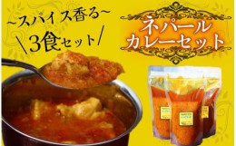 【ふるさと納税】ティハールのネパールカレールーセット 2人分×3袋　【 カレー ネパールカレー カレールー カレーセット 手作り ヴィー