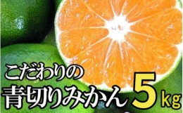 【ふるさと納税】【2024年秋頃発送予約分】こだわりの青切りみかん　約5kg  有機質肥料100%　 サイズ混合　※2024年9月下旬より順次発送