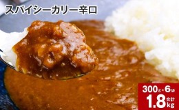 【ふるさと納税】スパイシーカリー辛口(レトルト) 300g×6袋